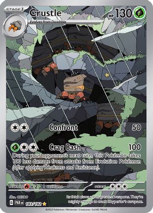 Crustle - 183/182 183 - SV04 Paradox Rift Holofoil