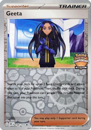 Geeta - 188/197 (Regional Championships) - League & Championship Cards Reverse Holofoil