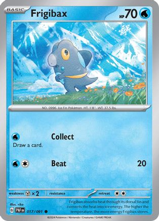 Frigibax - 017/091 17 - SV Paldean Fates Reverse Holofoil
