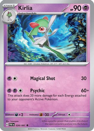 Kirlia - 028/091 28 - SV Paldean Fates