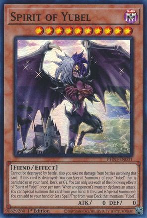 Spirit of Yubel (PHNI-EN001) - Phantom Nightmare 1st Edition