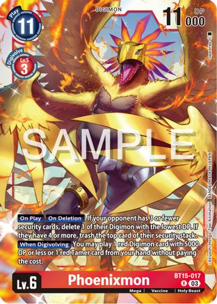 Phoenixmon (BT15-017) - Exceed Apocalypse Foil