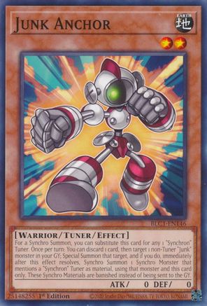 Junk Anchor (BLC1-EN146) - Battles of Legend: Chapter 1 1st Edition