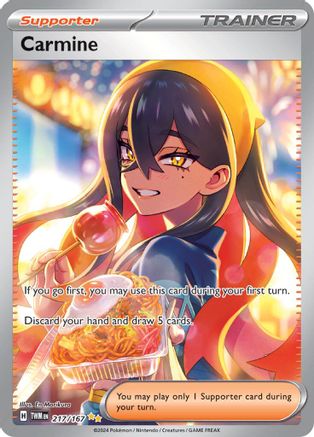 Carmine - 217/167 217 - SV06 Twilight Masquerade Holofoil