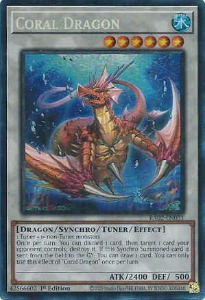 Coral Dragon (PCR) (RA02-EN031) - 25th Anniversary Rarity Collection II 1st Edition