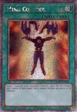 Mind Control (Platinum Secret Rare) (RA02-EN046) - 25th Anniversary Rarity Collection II 1st Edition