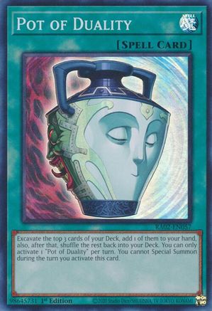 Pot of Duality (RA02-EN057) - 25th Anniversary Rarity Collection II 1st Edition