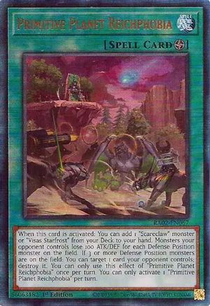 Primitive Planet Reichphobia (PUR) (RA02-EN067) - 25th Anniversary Rarity Collection II 1st Edition