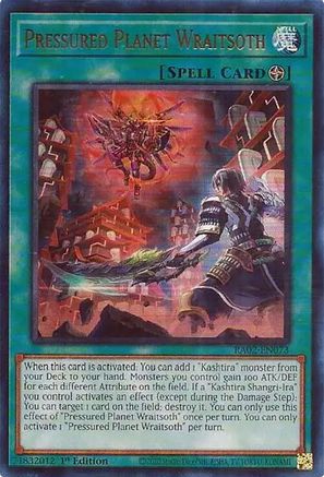 Pressured Planet Wraitsoth (UR) (RA02-EN073) - 25th Anniversary Rarity Collection II 1st Edition