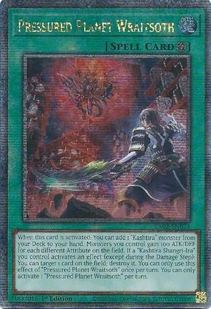 Pressured Planet Wraitsoth (Quarter Century Secret Rare) (RA02-EN073) - 25th Anniversary Rarity Collection II 1st Edition