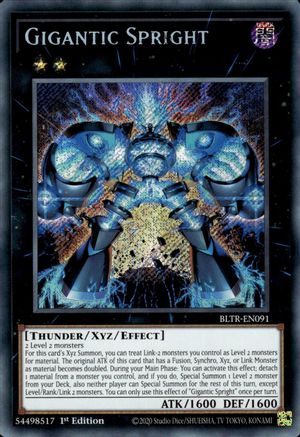 Gigantic Spright (BLTR-EN091) - Battles of Legend: Terminal Revenge 1st Edition