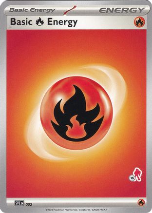 Basic Fire Energy - Armarouge 16 - Battle Academy 2024