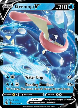 Greninja V - 073/264 (Non-Holo) - Deck Exclusives