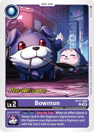 Bowmon (BT17-006) - Secret Crisis Pre-Release Cards Foil