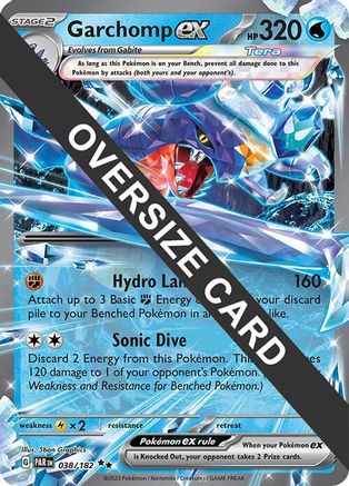 Garchomp ex - 038/182 38 - Jumbo Cards Holofoil