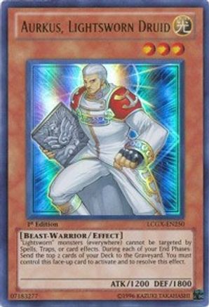 Aurkus, Lightsworn Druid (LCGX-EN250) - Legendary Collection 2 1st Edition