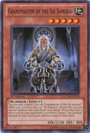 Grandmaster of the Six Samurai (LCGX-EN226) - Legendary Collection 2 1st Edition