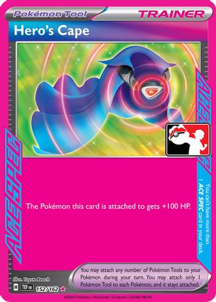 Hero's Cape 152 - Prize Pack Series Cards Holofoil