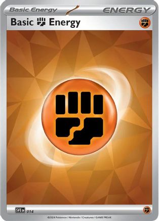 Basic Fighting Energy - 014 14 - SVE Scarlet & Violet Energies