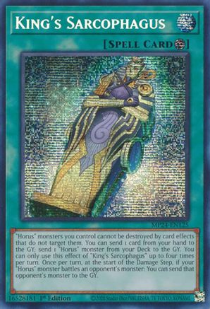 King's Sarcophagus (MP24-EN125) - 25th Anniversary Tin: Dueling Mirrors 1st Edition