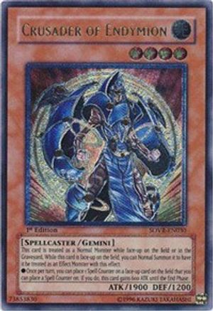 Crusader of Endymion (UTR) (SOVR-EN030) - Stardust Overdrive 1st Edition