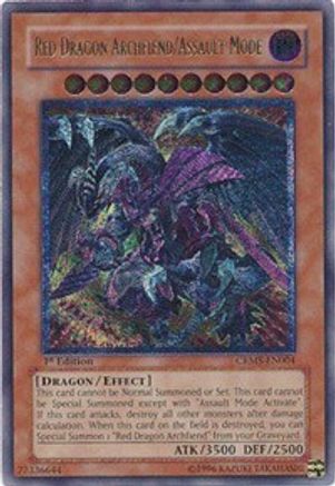 Red Dragon Archfiend/Assault Mode (UTR) (CRMS-EN004) - Crimson Crisis 1st Edition