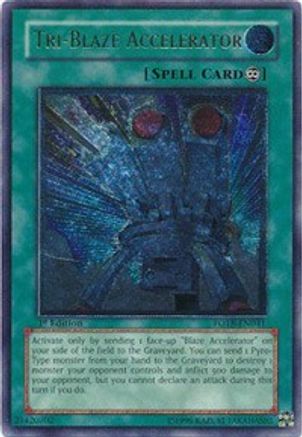 Tri-Blaze Accelerator (UTR) (FOTB-EN041) - Force of the Breaker 1st Edition