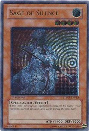 Sage of Silence (UTR) (STON-EN015) - Strike of Neos Unlimited