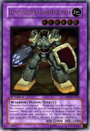 Elemental Hero Rampart Blaster (UTR) (EEN-EN033) - Elemental Energy Unlimited