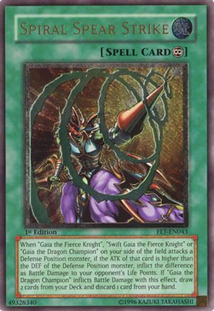 Spiral Spear Strike (UTR) (FET-EN043) - Flaming Eternity 1st Edition