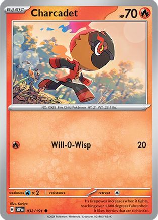 Charcadet - 032/191 32 - SV08 Surging Sparks Reverse Holofoil