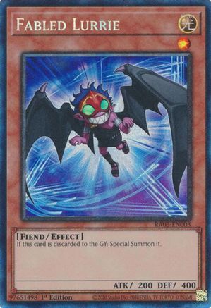 Fabled Lurrie (PCR) (RA03-EN003) - Quarter Century Bonanza 1st Edition