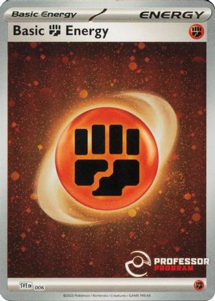 Fighting Energy (2023) 6 - Professor Program Promos Holofoil