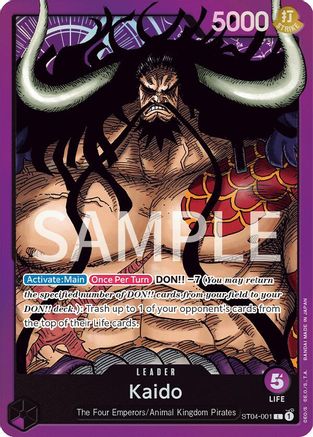 Kaido (001) (ST04-001) - Revision Pack Cards Foil
