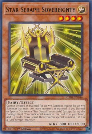 Star Seraph Sovereignty (CRBR-EN046) - Crossover Breakers 1st Edition