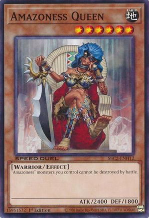 Amazoness Queen (SBC2-ENH12) - Speed Duel: Battle City Finals 1st Edition