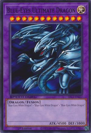 Blue-Eyes Ultimate Dragon (SBC2-ENI27) - Speed Duel: Battle City Finals 1st Edition