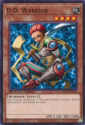 D.D. Warrior (SBC2-ENC08) - Speed Duel: Battle City Finals 1st Edition