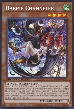 Harpie Channeler (PSR) (SBC2-ENH04) - Speed Duel: Battle City Finals 1st Edition