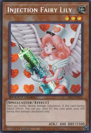 Injection Fairy Lily (PSR) (SBC2-ENI14) - Speed Duel: Battle City Finals 1st Edition