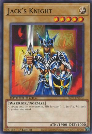 Jack's Knight (SBC2-ENA04) - Speed Duel: Battle City Finals 1st Edition