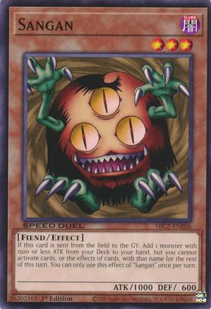 Sangan (SBC2-ENE06) - Speed Duel: Battle City Finals 1st Edition
