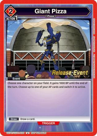Giant Pizza (UEPR/CGH-1-099) - Code Geass Lelouch of the Rebellion Release Event Cards