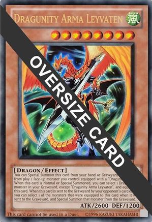 Dragunity Arma Leyvaten (Oversized) (SDDL-EN001) - Miscellaneous Promotional Cards