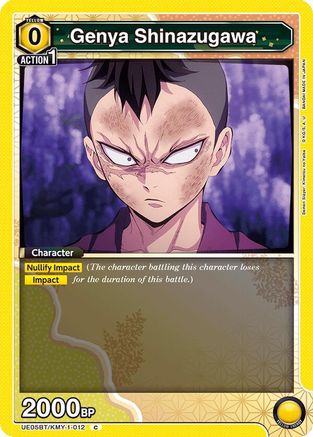Genya Shinazugawa (012) (UE05BT/KMY-1-012) - UE05BT Demon Slayer Kimetsu no Yaiba