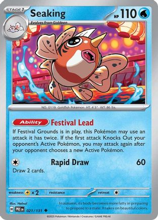 Seaking 21 - SV Prismatic Evolutions Reverse Holofoil