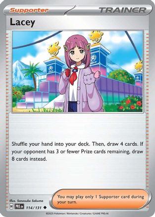 Lacey - 114/131 114 - SV Prismatic Evolutions Reverse Holofoil