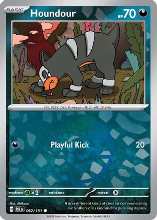 Houndour (Poke Ball Pattern) 62 - SV Prismatic Evolutions Holofoil