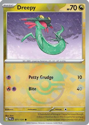 Dreepy (Poke Ball Pattern) 71 - SV Prismatic Evolutions Holofoil