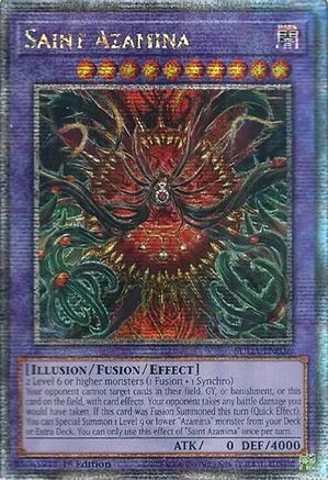 Saint Azamina (Quarter Century Secret Rare) (SUDA-EN036) - Supreme Darkness 1st Edition